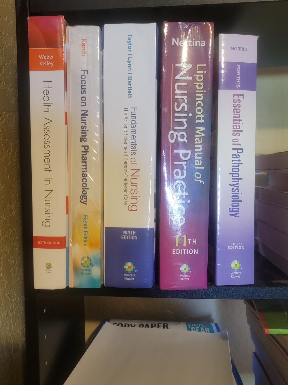 Nursing Textbook Bundle - Multi-Color Spines